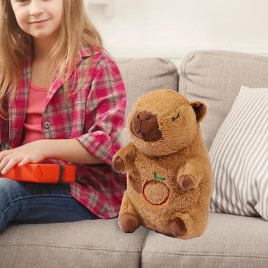Ademend Knuffeldier - Rustgevend Dierenfiguur - Slaapcomfort Kinderen - Hartslag Simulatie - Bruin — afbeelding 2