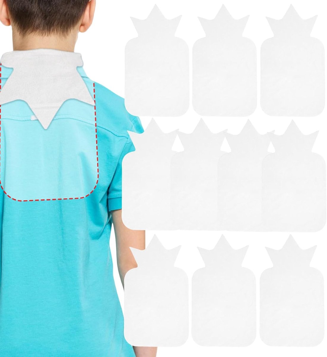 Babyhanddoekjes Set - Spuugdoekjes - Babyverzorging - Ademend Kroonvorm - 375x215 cm