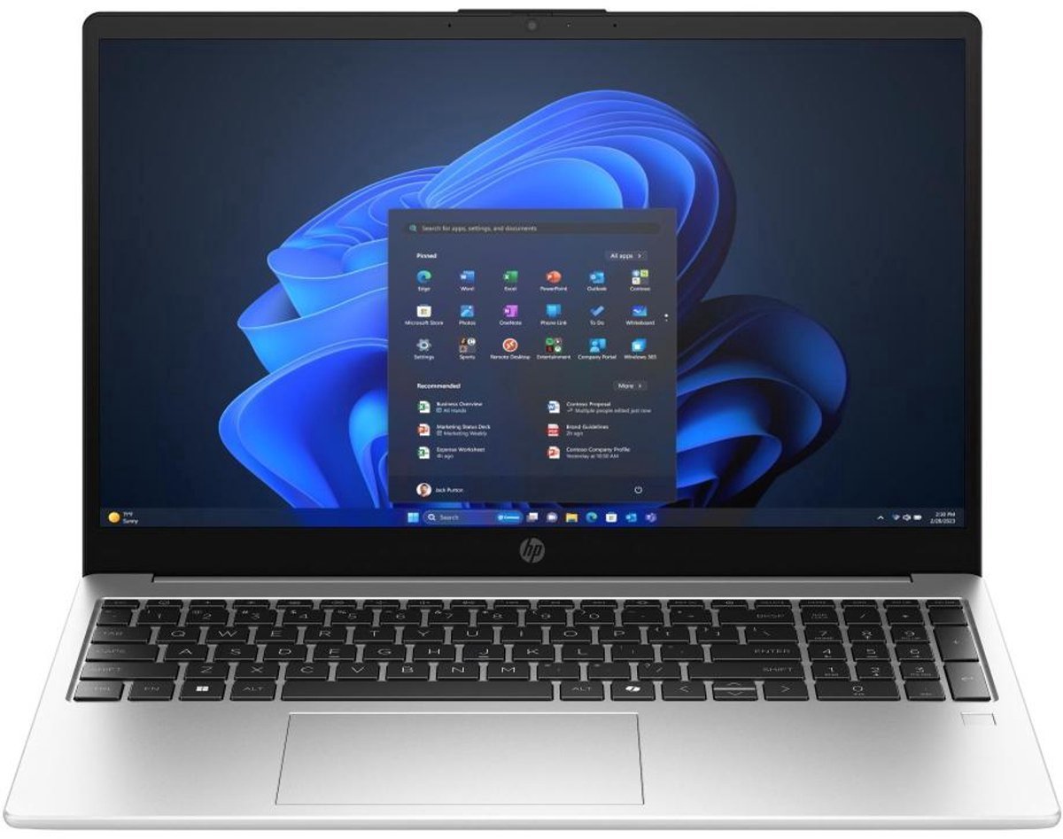 HP 255R G10 Laptop - 15.6 inch Full HD IPS - AMD Ryzen 5 7535U - 16GB DDR5 - 512GB SSD - Windows 11 Pro - 3 Jaar Garantie — afbeelding 1