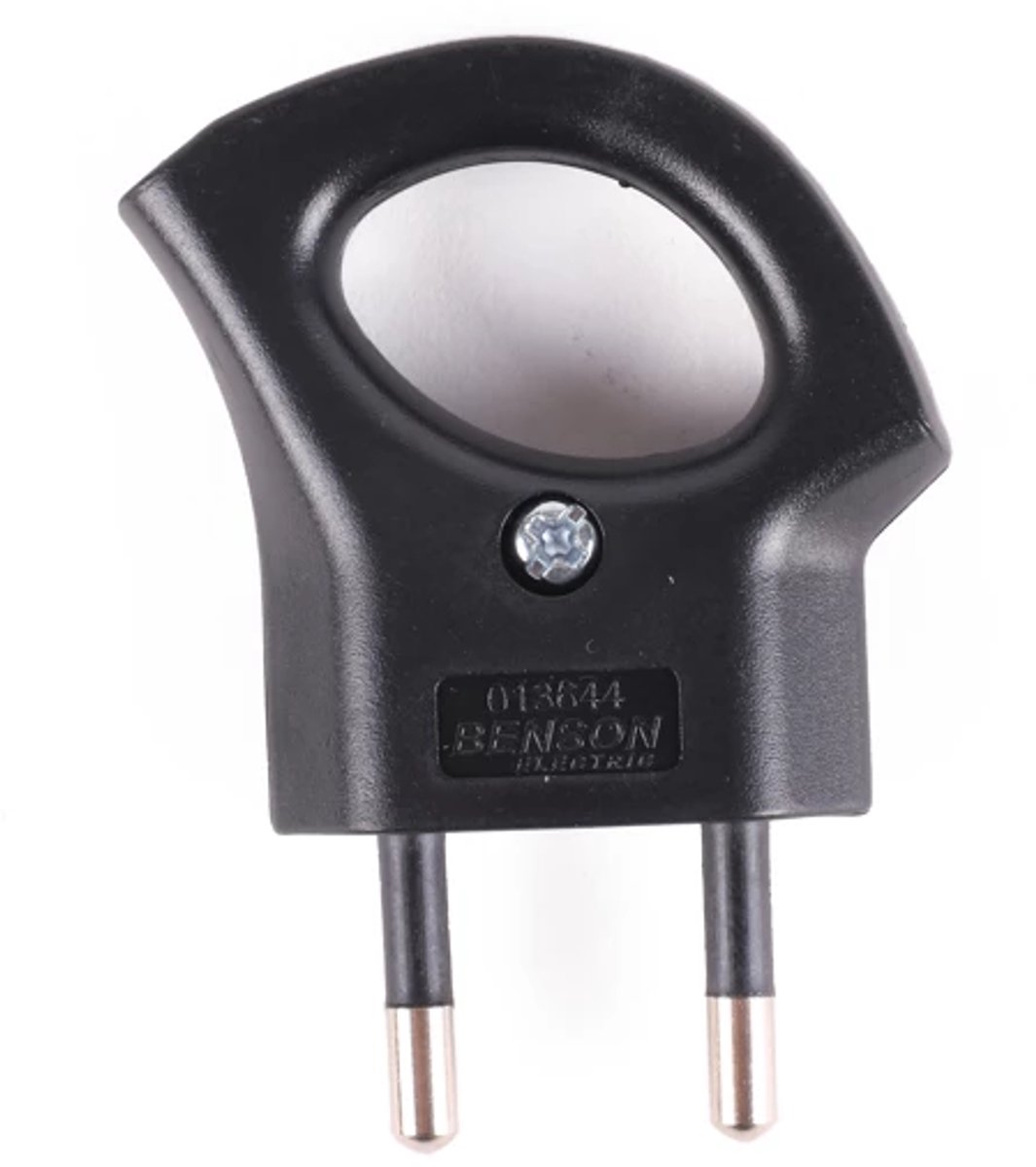 Han-Bar® 2 X Eurostekker met trekoog - 10A - Max 2500W - 250V - zonder randaarde Zwart