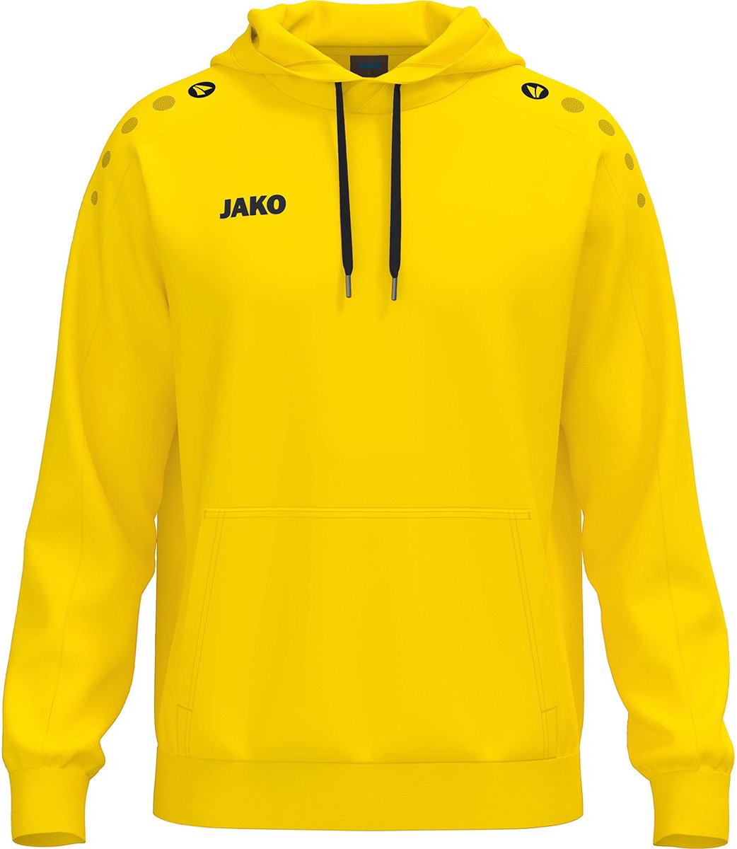 Jako One Sweater Met Kap Heren - Geel | Maat: L