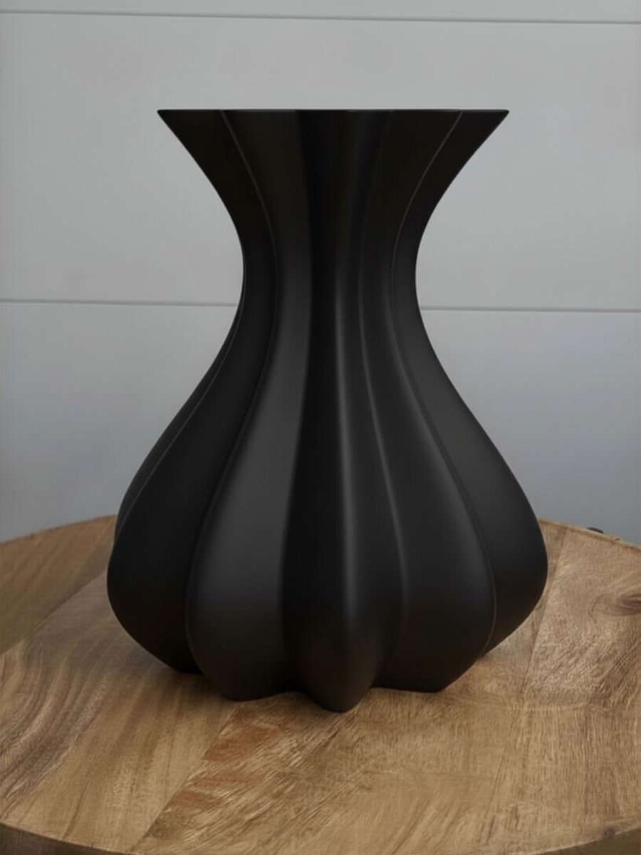 Van & Van Home Infinite Ocean Vaas 150mm Zwart