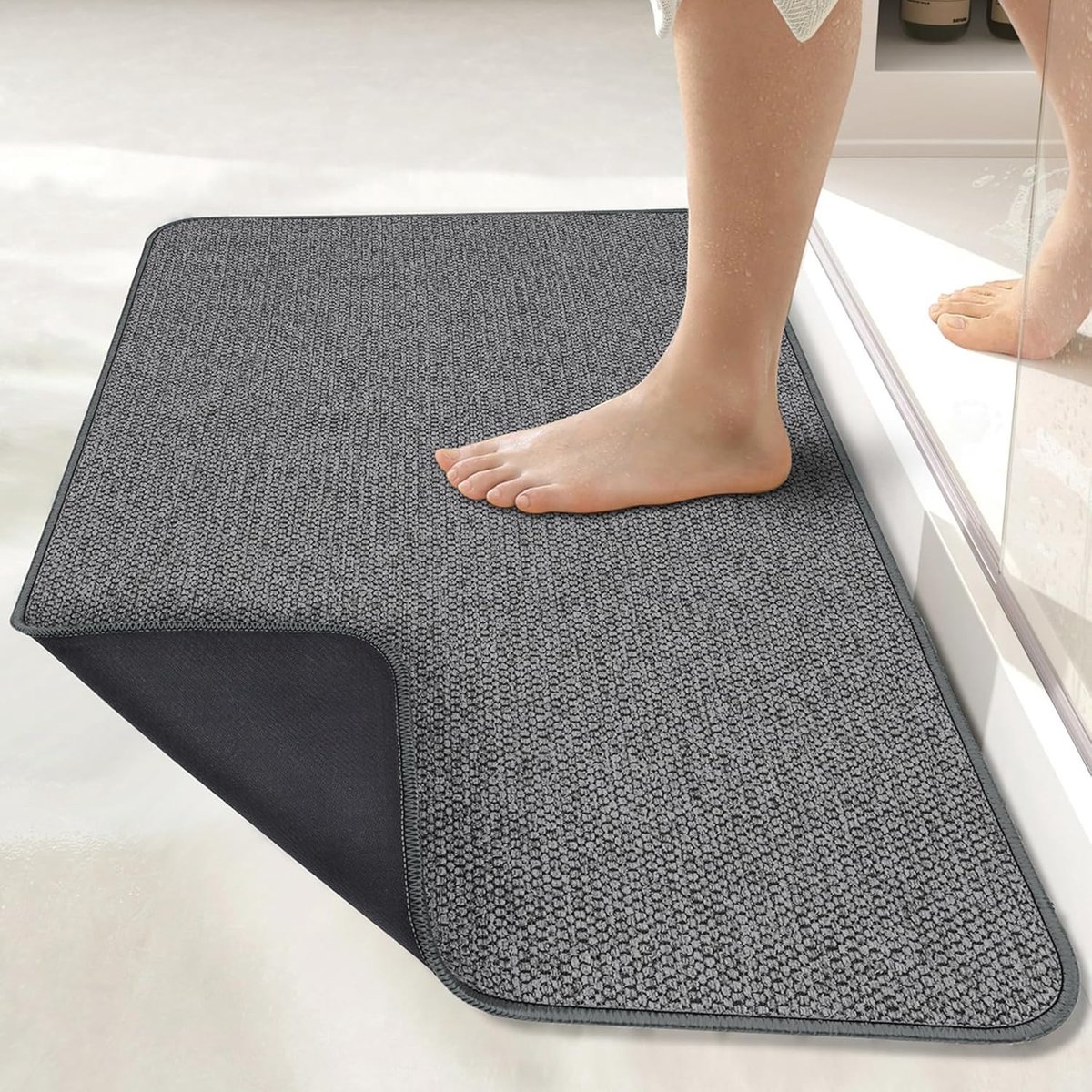 Ultradunne Antislip Badmat - Sneldrogend en Machinewasbaar