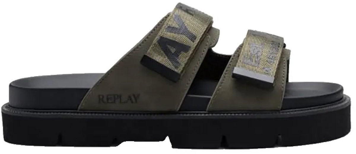 Replay Hallan Straps Sandalen Groen EU 41 Man