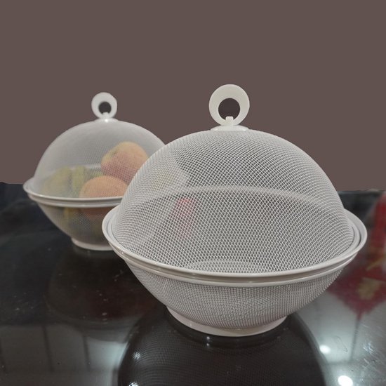 Fruitmand Met Vliegenkap - Fruitschaal - Fruitbowl - fruitaccessoire — afbeelding 2