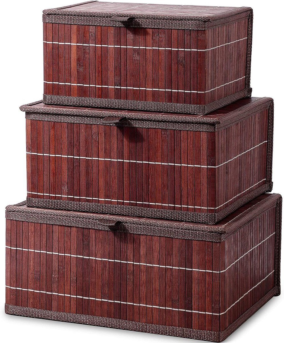 Opbergbak Met Deksel - Opbergdoos - Opbergbox - opbergen