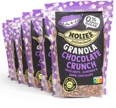 Holie's Granola Chocolate Crunch 6x 350gr - ontbijtgranen - suikervrij - gezond - vegan