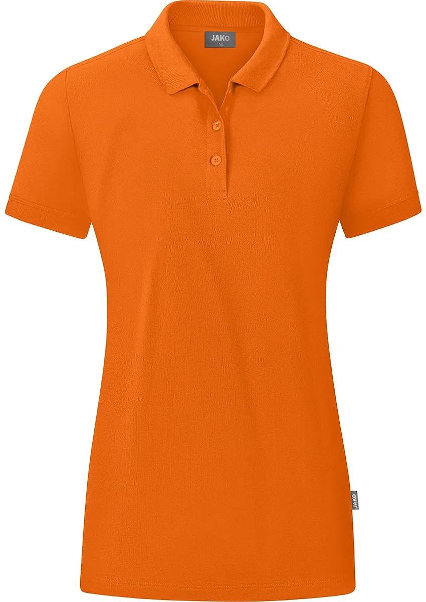 Jako Organic Polo Dames - Oranje | Maat: 42