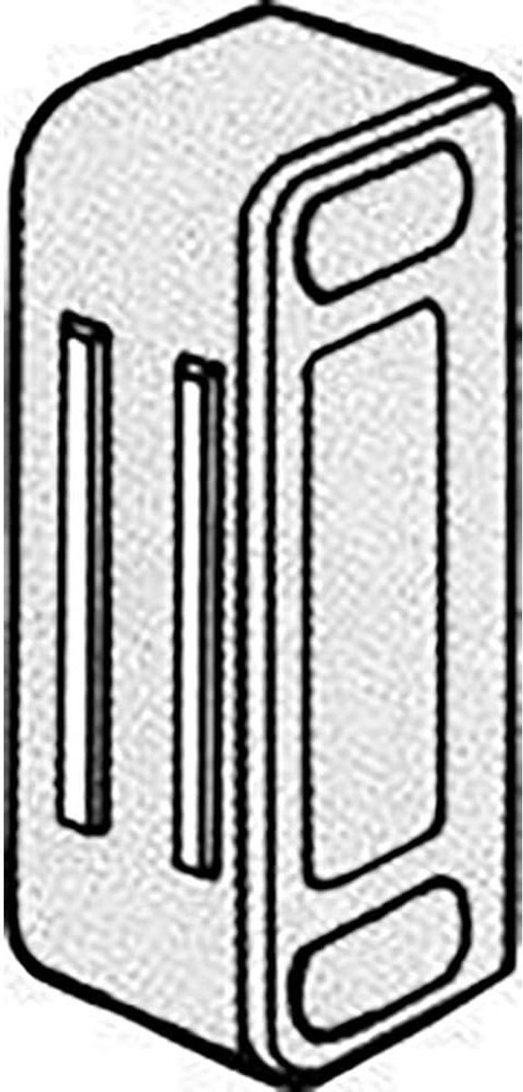 Magneetsluiting Kastdeur - Deurvanger Keukenkast - Meubelbevestiging - Slagvast Polystyreen - Nr. 10 - Wit