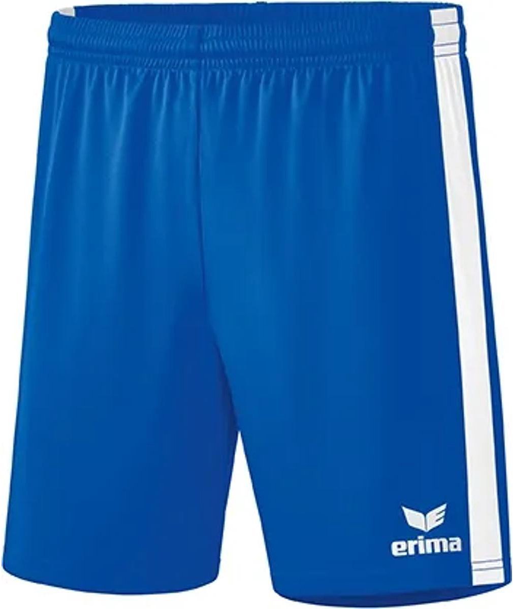 Erima Retro Star Short Kinderen - New Royal / Wit | Maat: 116
