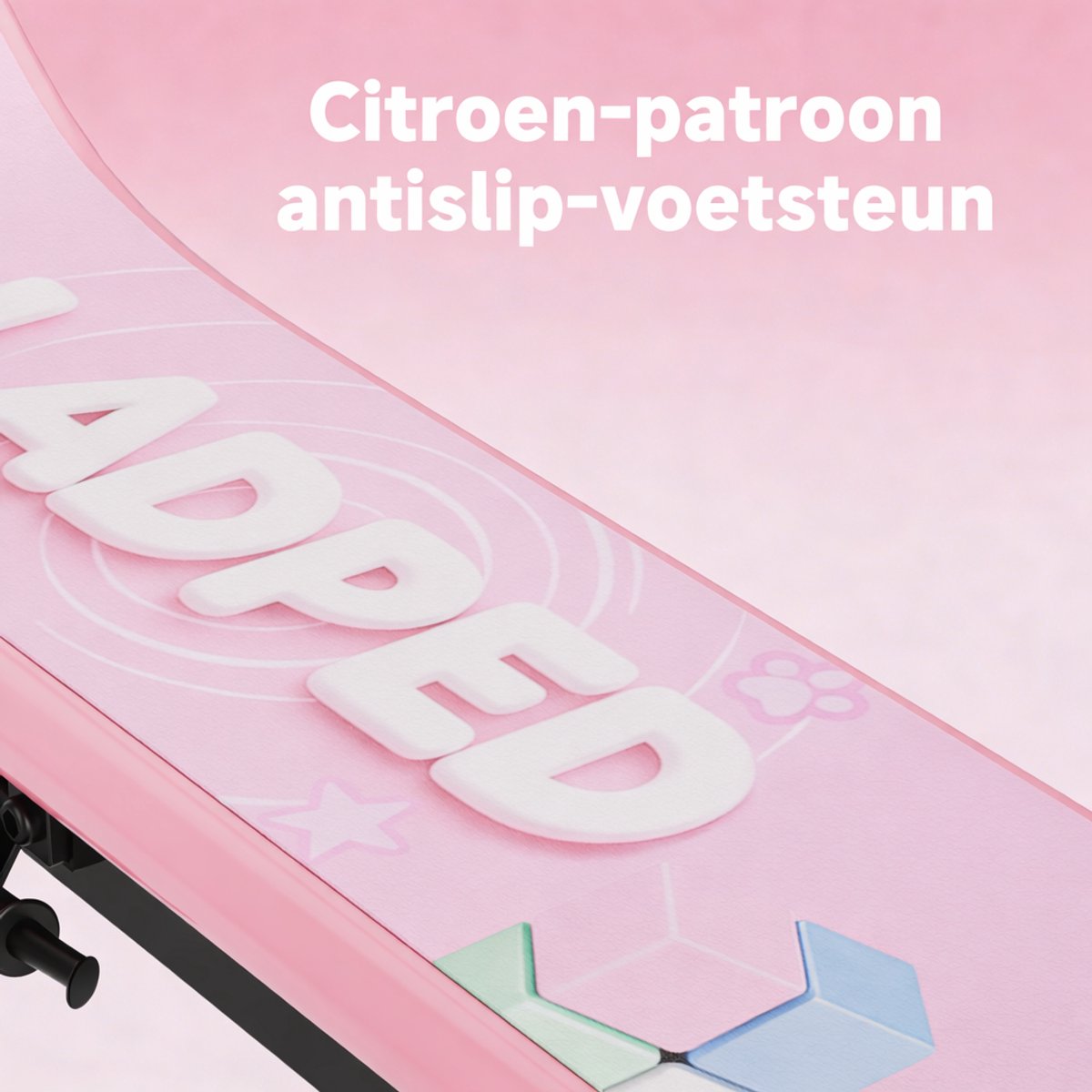 Elektrische kinderstep Stay-on Ladped roze – 15 km/h, 15 km bereik, inklapbaar, veilig remsysteem, LED verlichting - Afbeelding 2