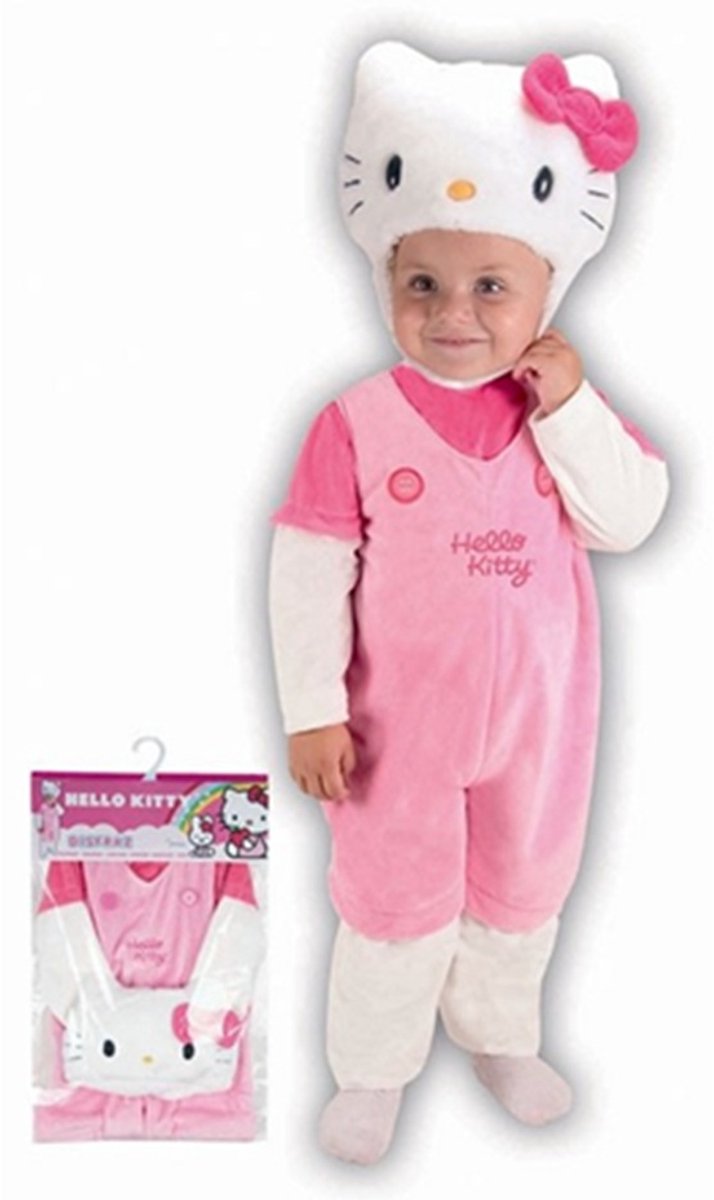 Hello Kitty Pluche kostuum 3-5 jaar - Pyjama - Carnaval - Zacht materiaal