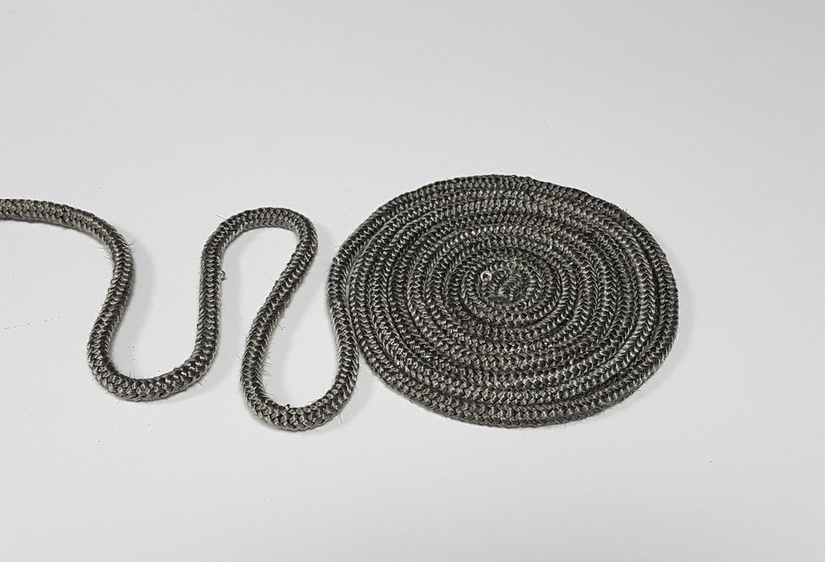 Afdichtkoord Kachel - Rond Koord - Haard Afdichting - Waterbestendig - 5 mm - Zwart
