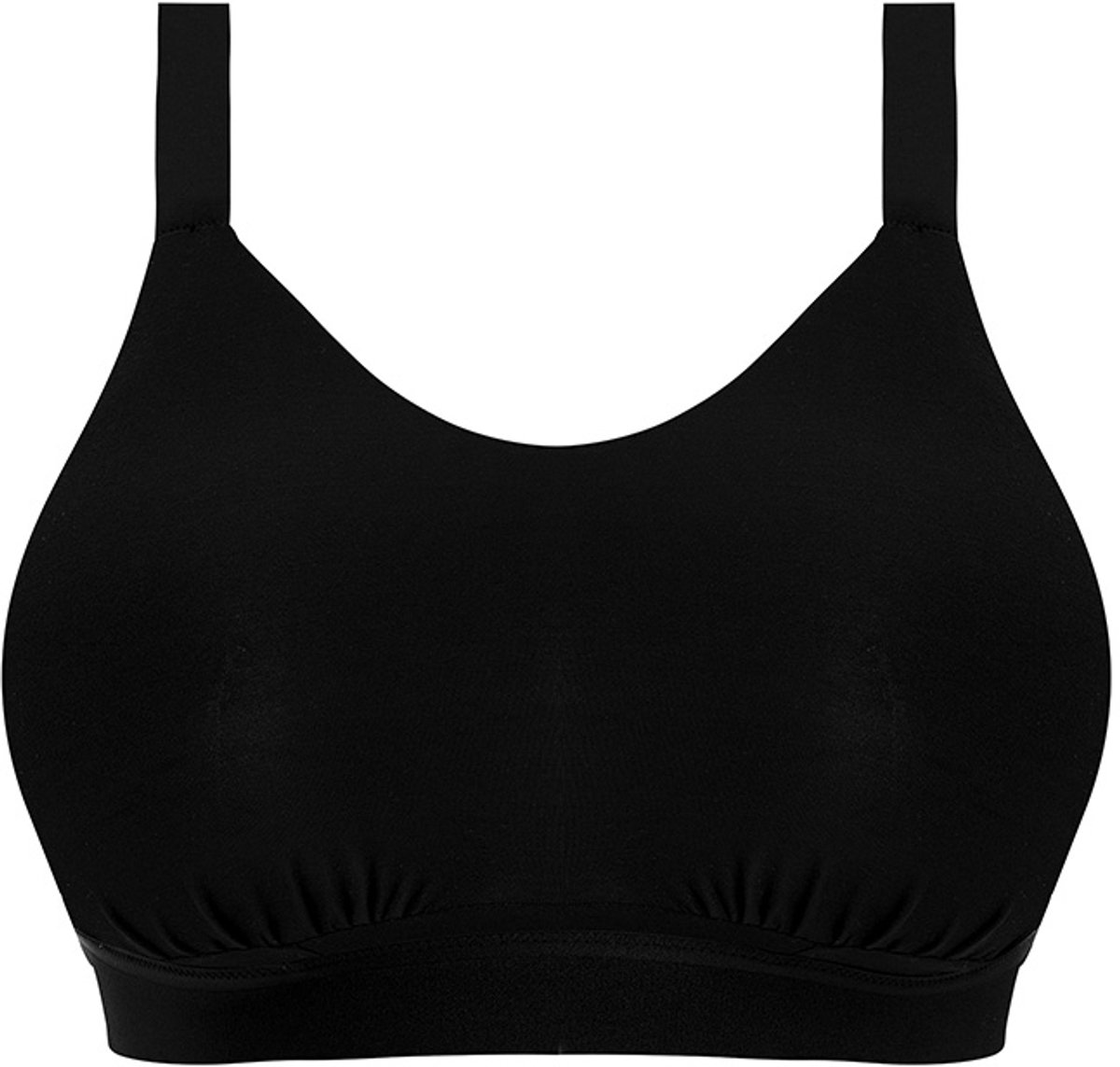 Elomi Downtime Grote Maten Bralette - Zwart - 100G/H