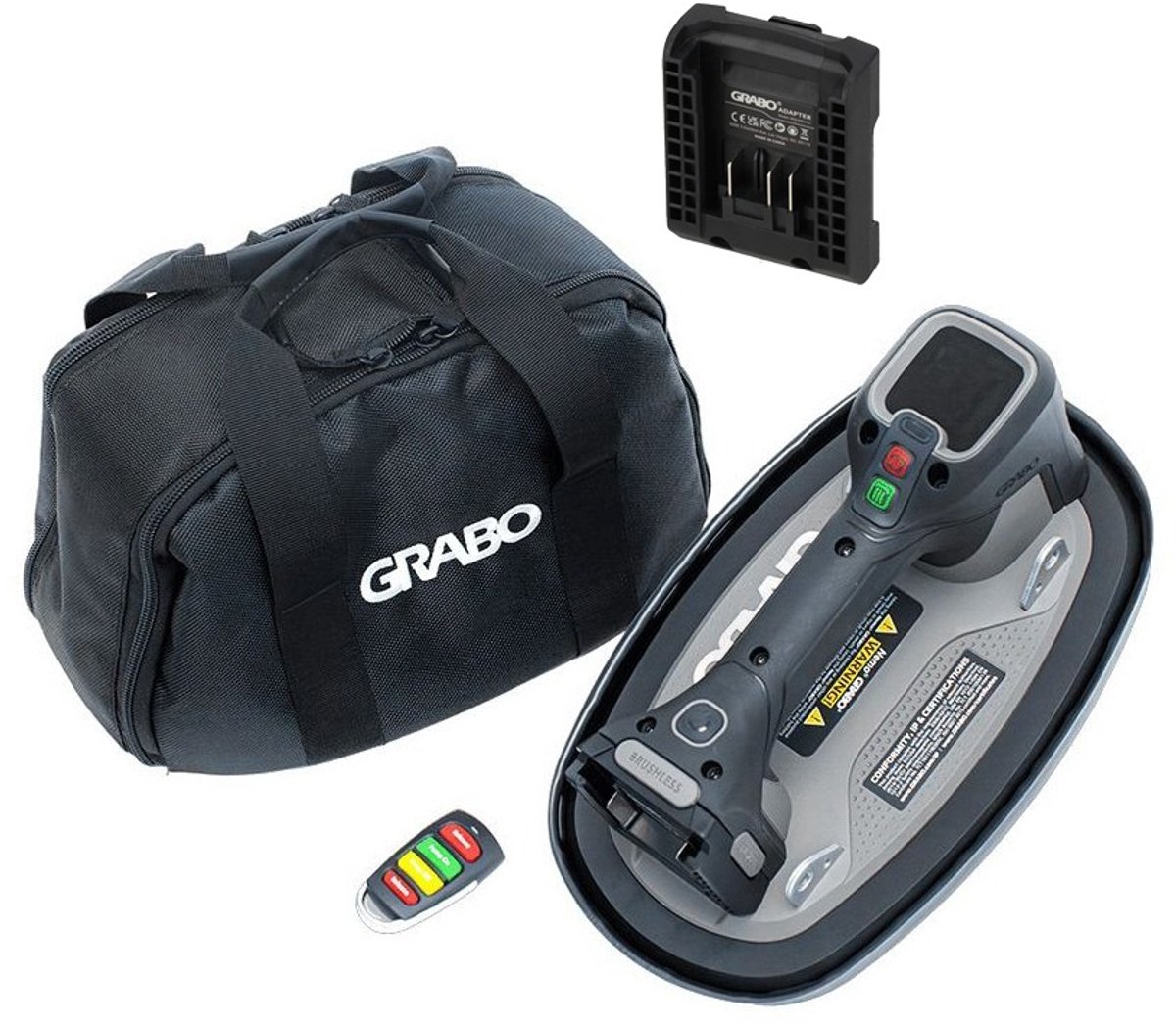 Grabo Pro Brushless in Tas met Flex 18V accu aansluiting