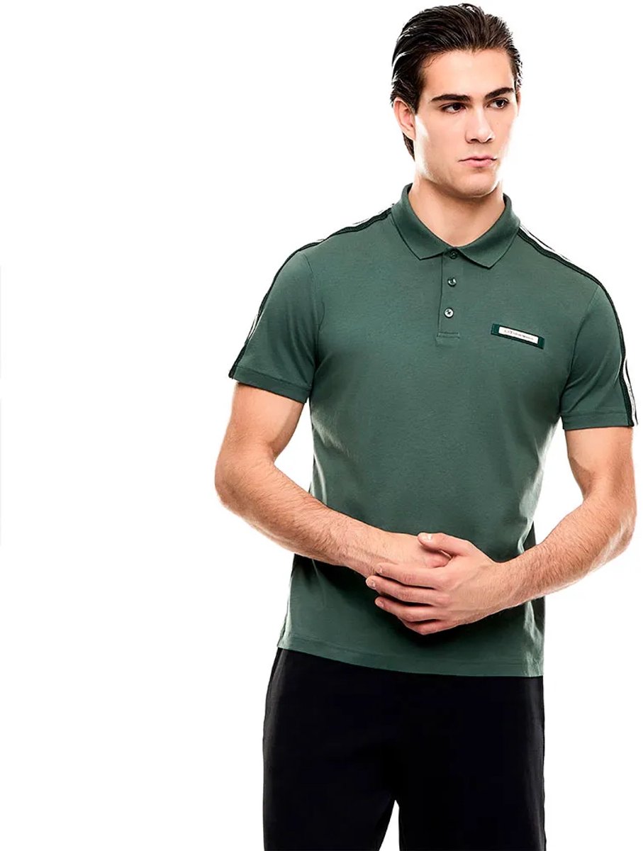 Ea7 Emporio Armani 7m001477_af10375 Korte Mouw Poloshirt Groen L Man