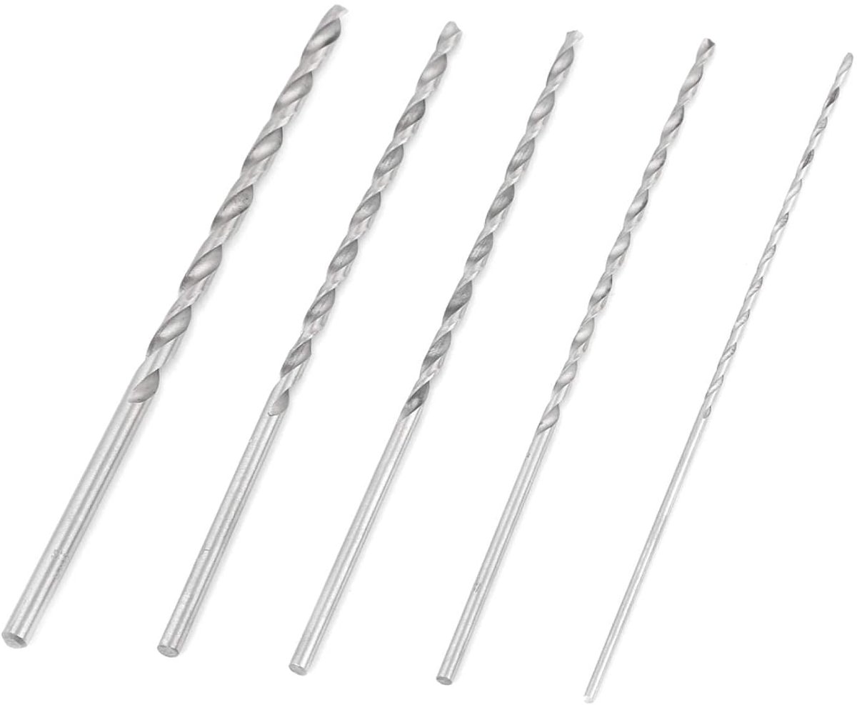 Boor Set - Spiraalboren Hout - Diepe Gaten Boren - Extra Lange Punt - 2-5mm - Metaal
