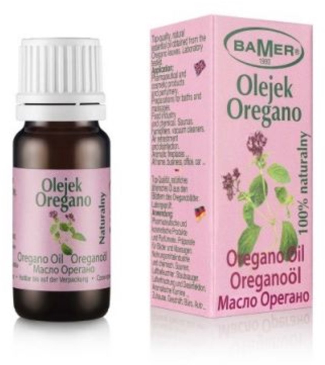 Bamer Oregano - Aromatherapie en Massage - 100% Natuurlijke Etherische Olie 7 ml