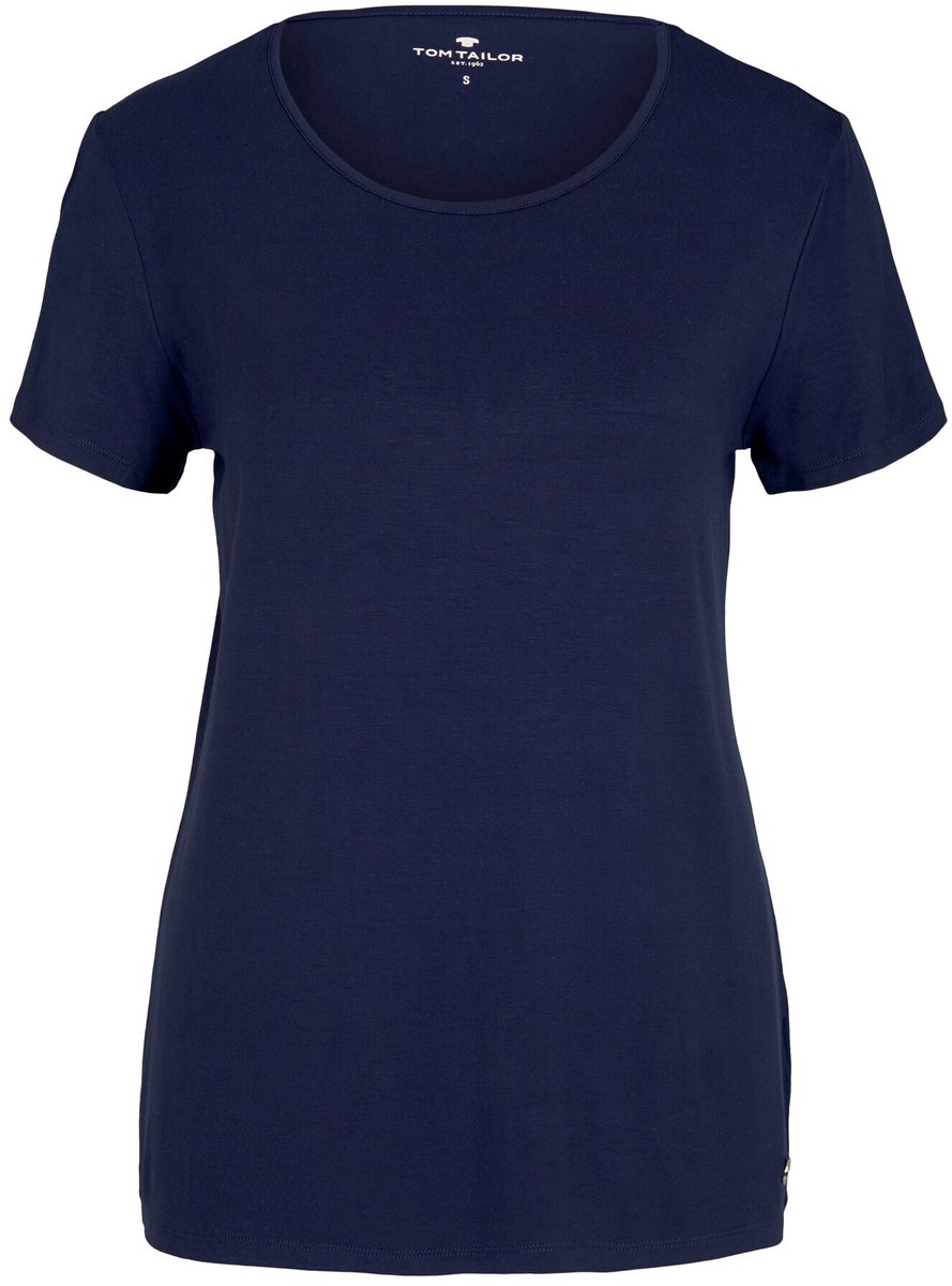 Tom Tailor - Pyjamatop - Maat 34 - dark blue uni