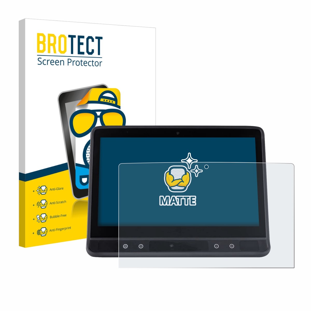 BROTECT - Screenprotector voor Tobii Dynavox TD I-16 - Folie Beschermfolie matte