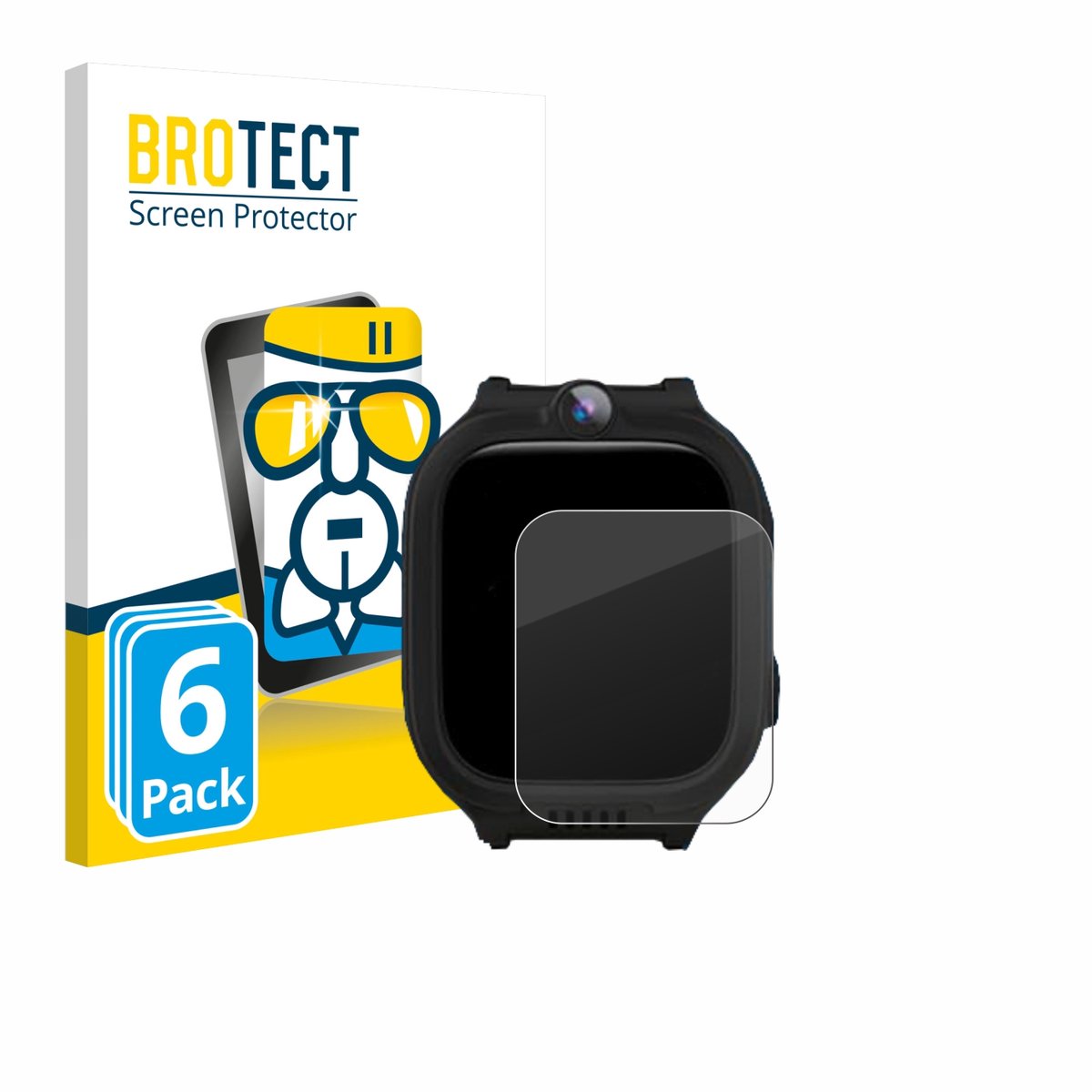 Screenprotector 6 Stuks voor VELTIX X Pro 1.69" Beschermglas transparant