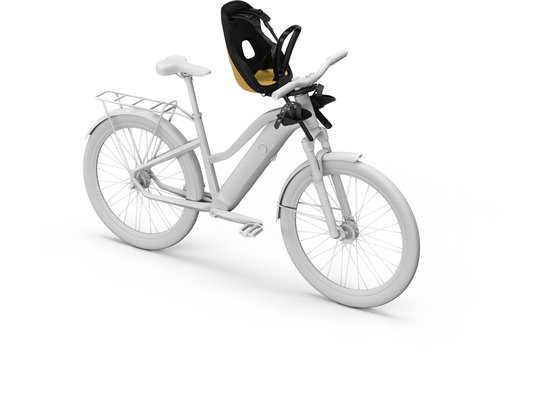 Thule Yepp Nexxt 2 mini - fietsstoeltje - voorzitje - Burnished Yellow van Thule — afbeelding 4