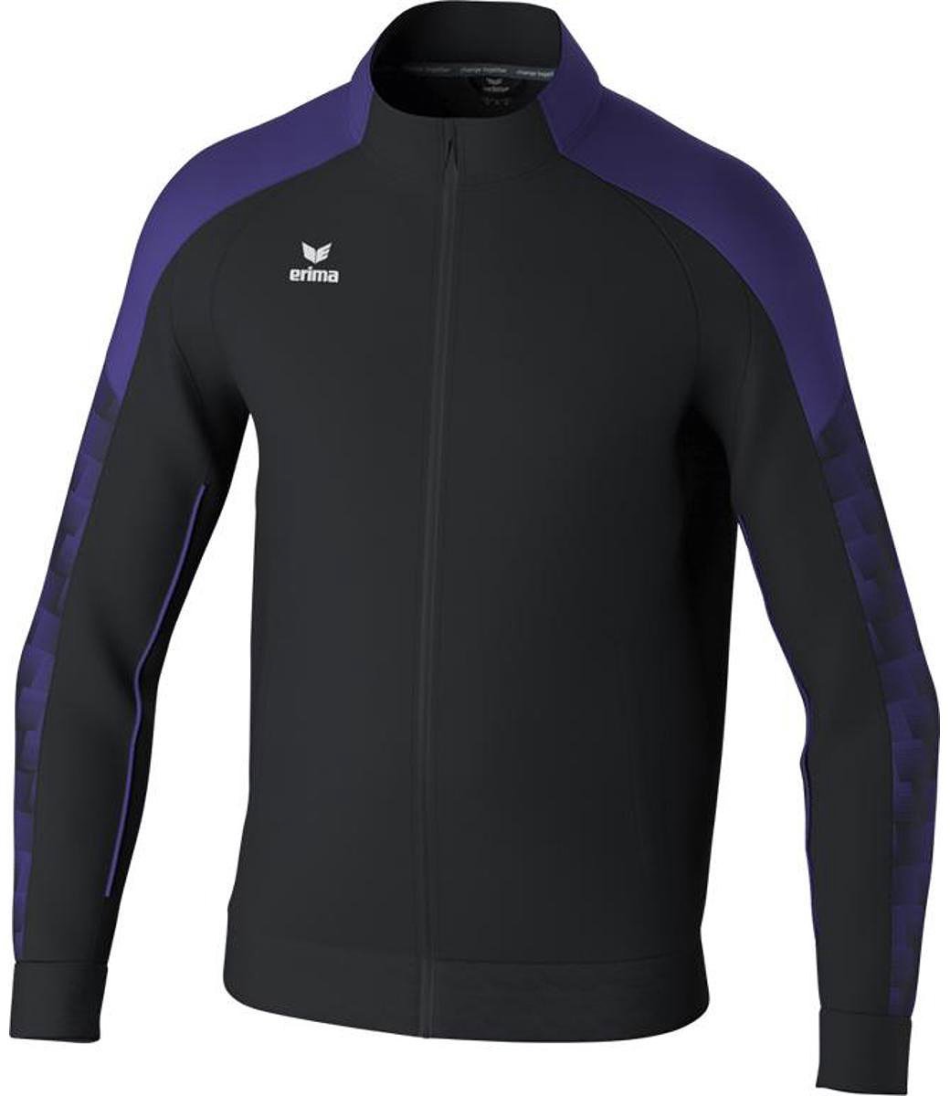 Erima Evo Star Trainingsjack Kinderen - Zwart / Paars | Maat: 164