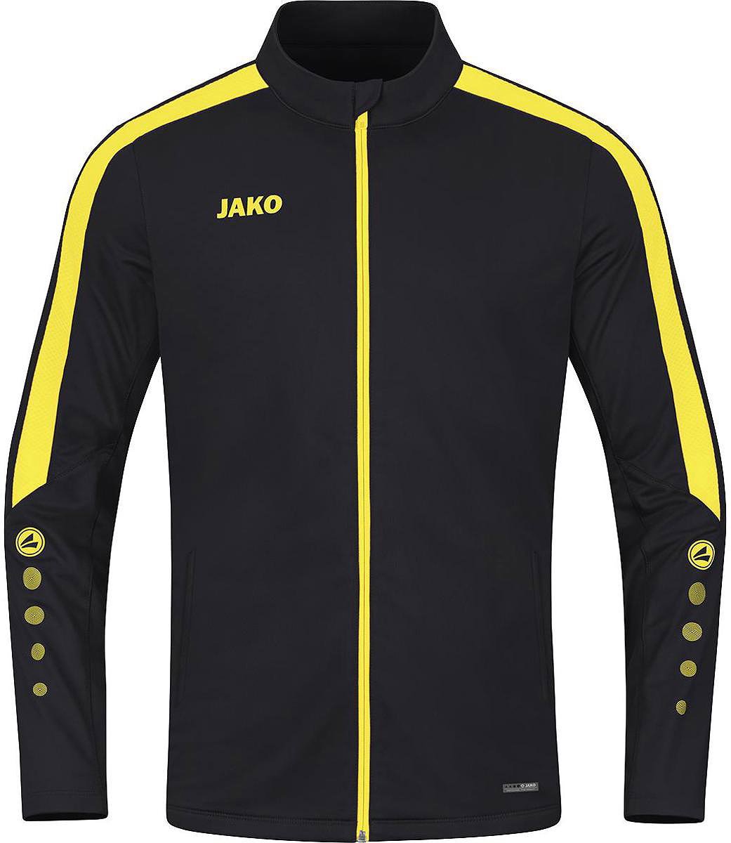 Jako Power Polyestervest Heren - Zwart / Citroen | Maat: 4XL
