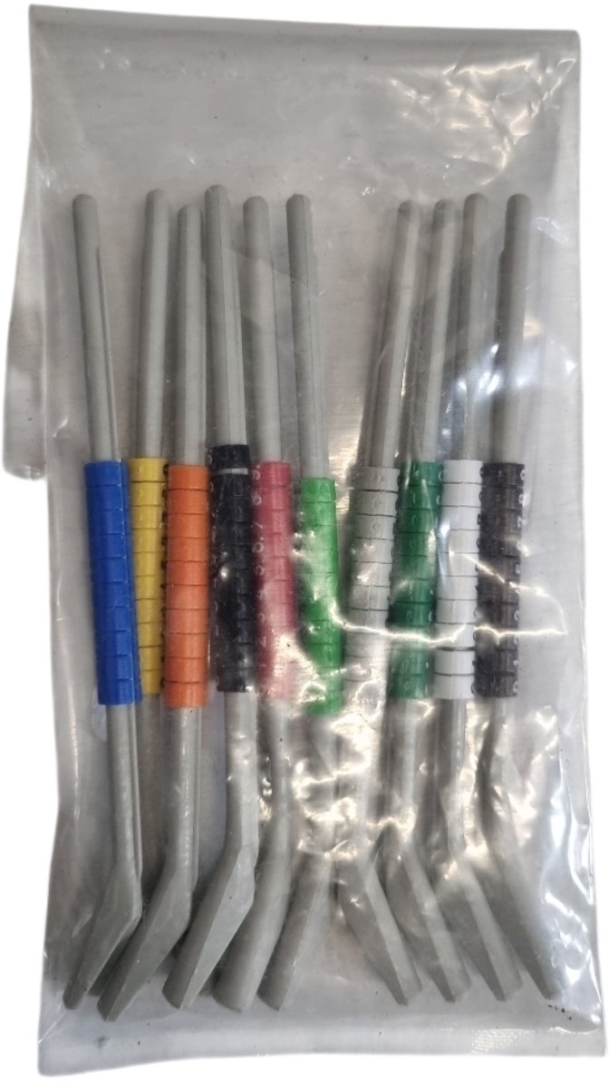 Plastic ring 4 mm (parkieten) - assorti 10 kleuren - Vogelringen - Benodigdheden