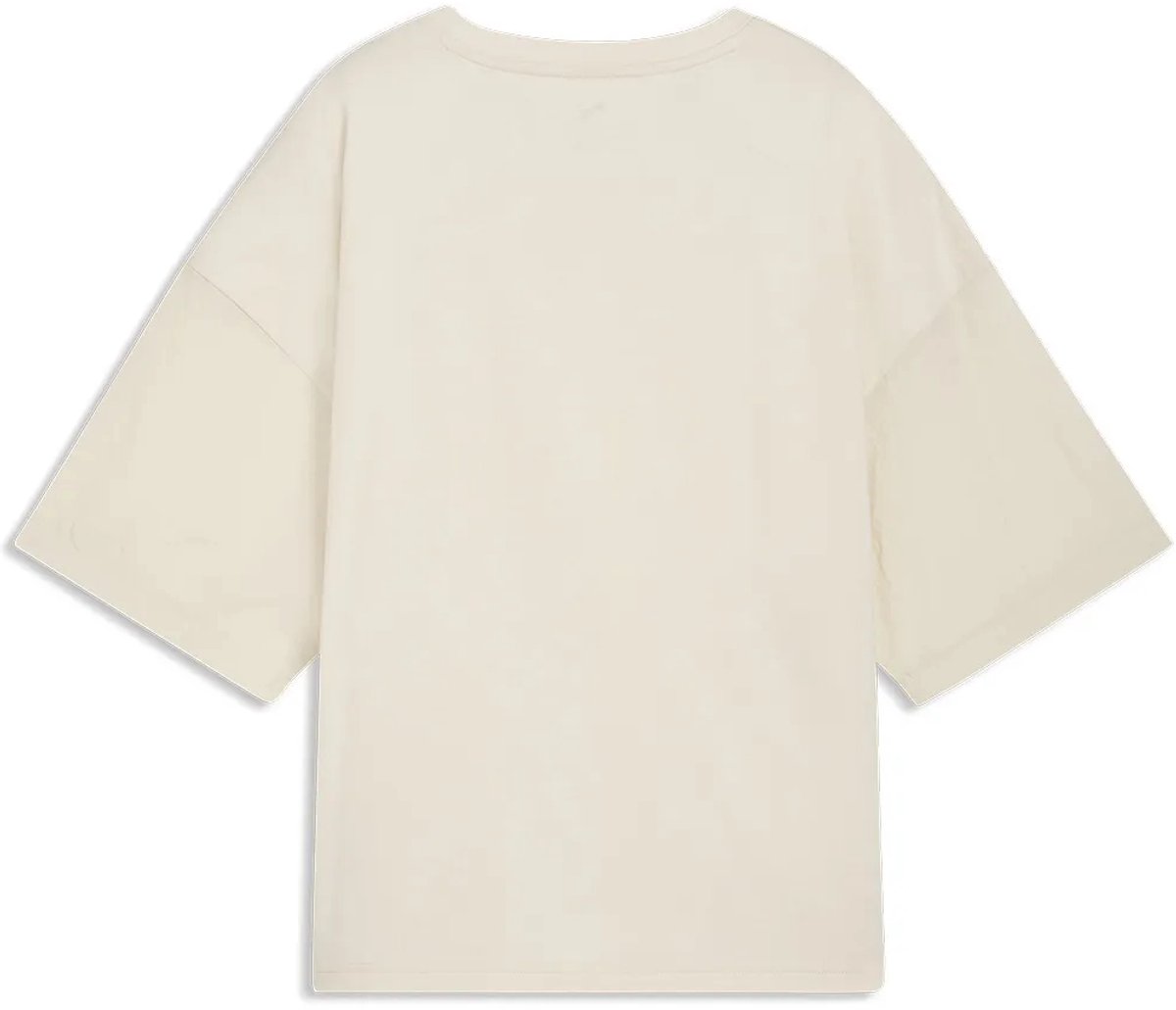 Puma Her Oversized T-shirt Met Korte Mouwen S Vrouw Alpine Snow