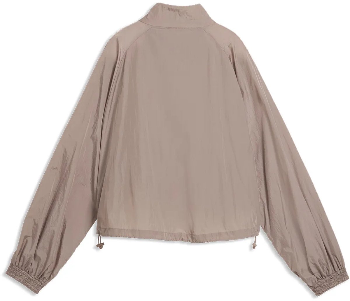 Puma Her Relaxed Fit Sweatshirt Met Rits S Vrouw Sand Stone