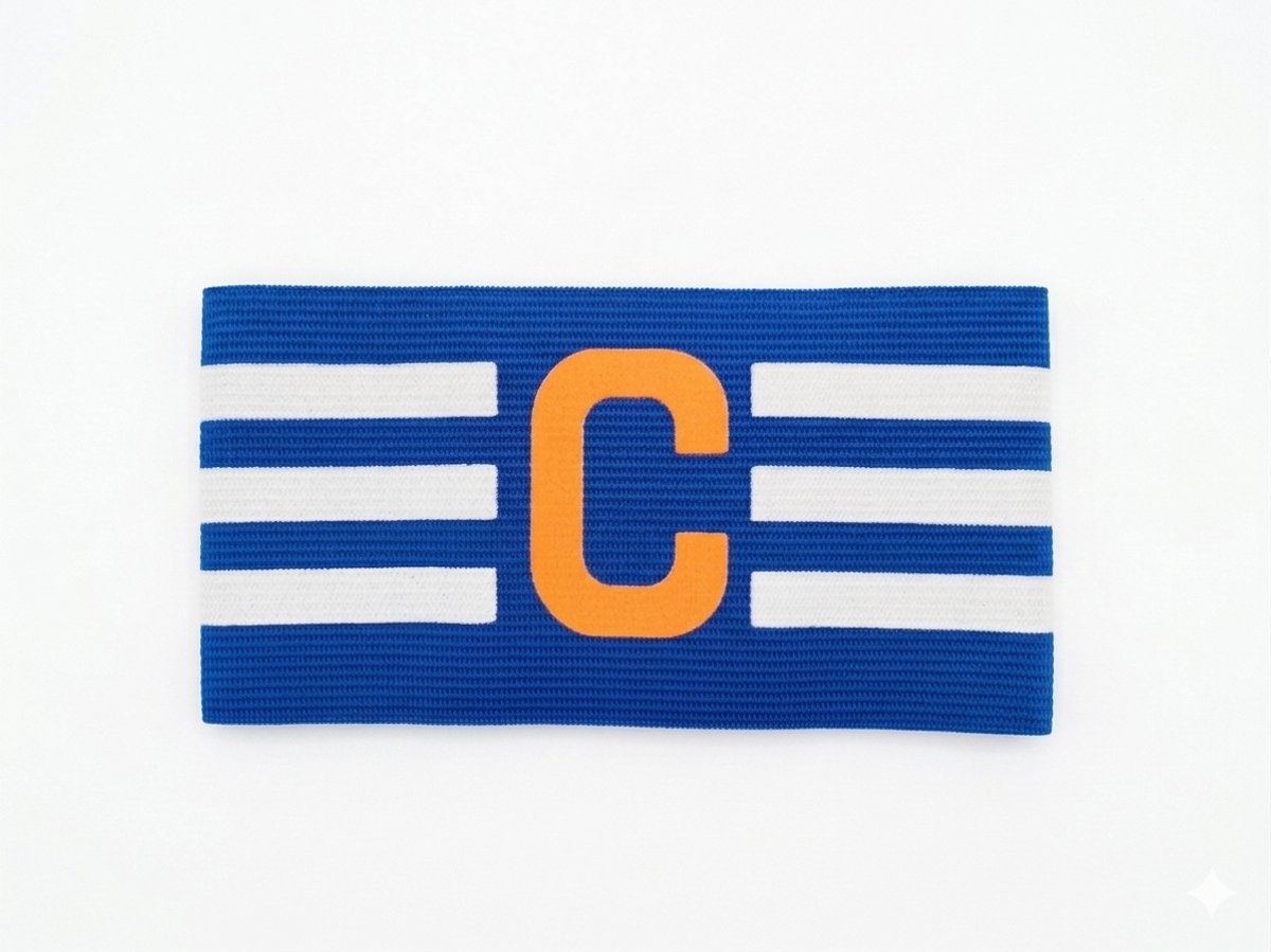 Quality Trade - Aanvoerdersband - Elastisch - Verstelbaar met klittenband - Junior en Volwassenen - Meerdere kleuren - Sport - Voetbal - Hockey - Unisex