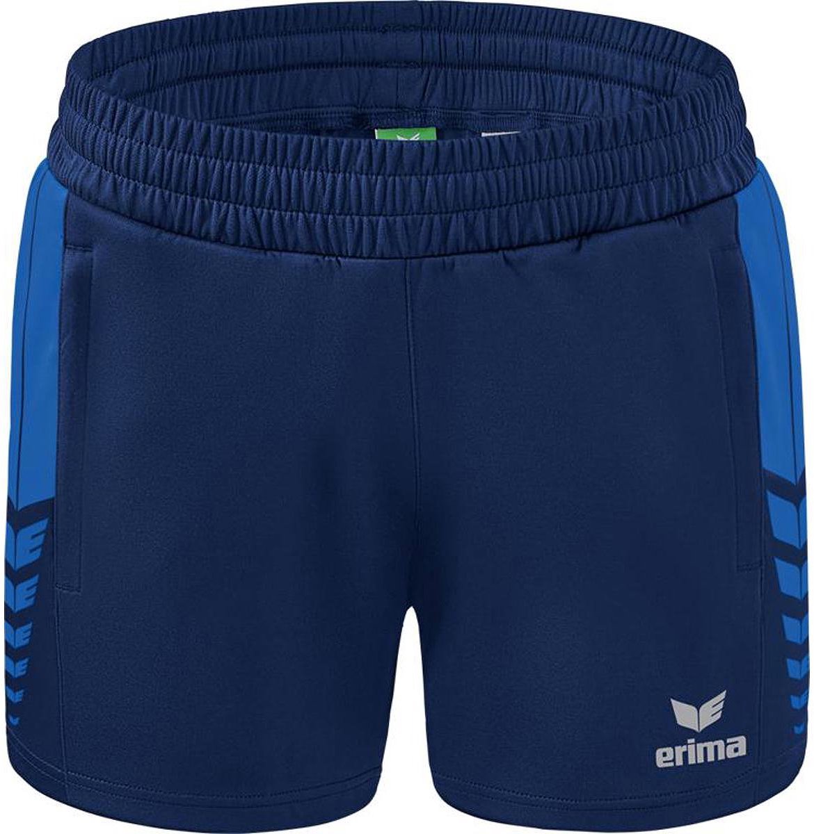 Erima Six Wings Worker Short Dames - New Navy / New Royal | Maat: 40