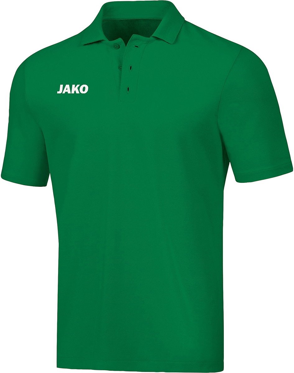 Jako Base Polo Kinderen - Sportgroen | Maat: 140