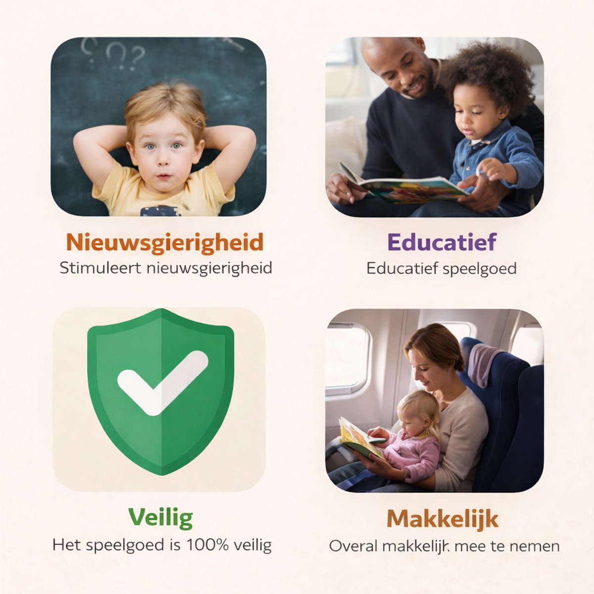 Montessori Activiteitenboekje Giraffe - Sensorisch Speelgoed - Extra Dik - Busy Board - Educatief Speelgoed - Montessori - Speelgoed - Inclusief Tas - Leeftijd 2 tot 7 Jaar — afbeelding 14