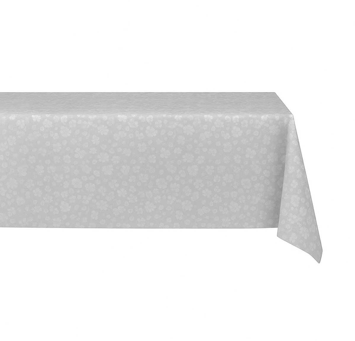 Protecttable - Tafelzeil Floral Grijs 140x330cm - Tafelkleed Afwasbaar - Kunststof