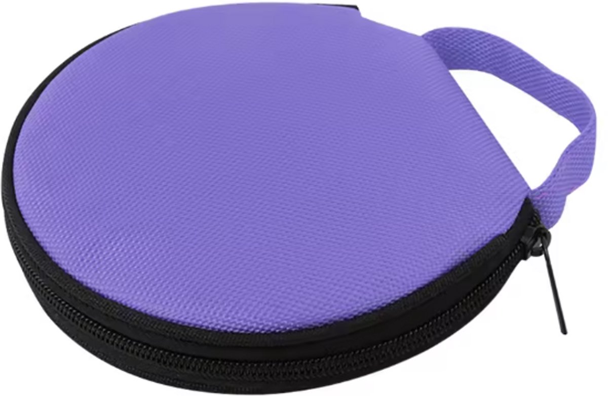 Finnacle - Paarse Hardcover Kabeltasje - In-Ear OortjesOortelefoon Opbergoplossing