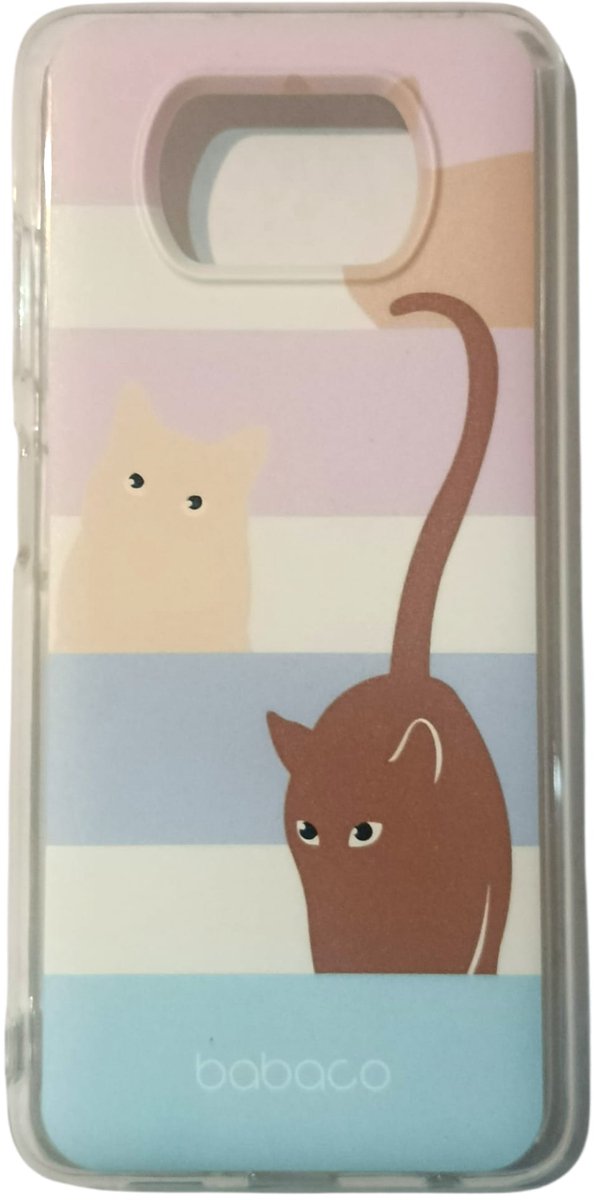 BABACO telefoonhoesje /cover - XIAOMI pocophone X3 - katten