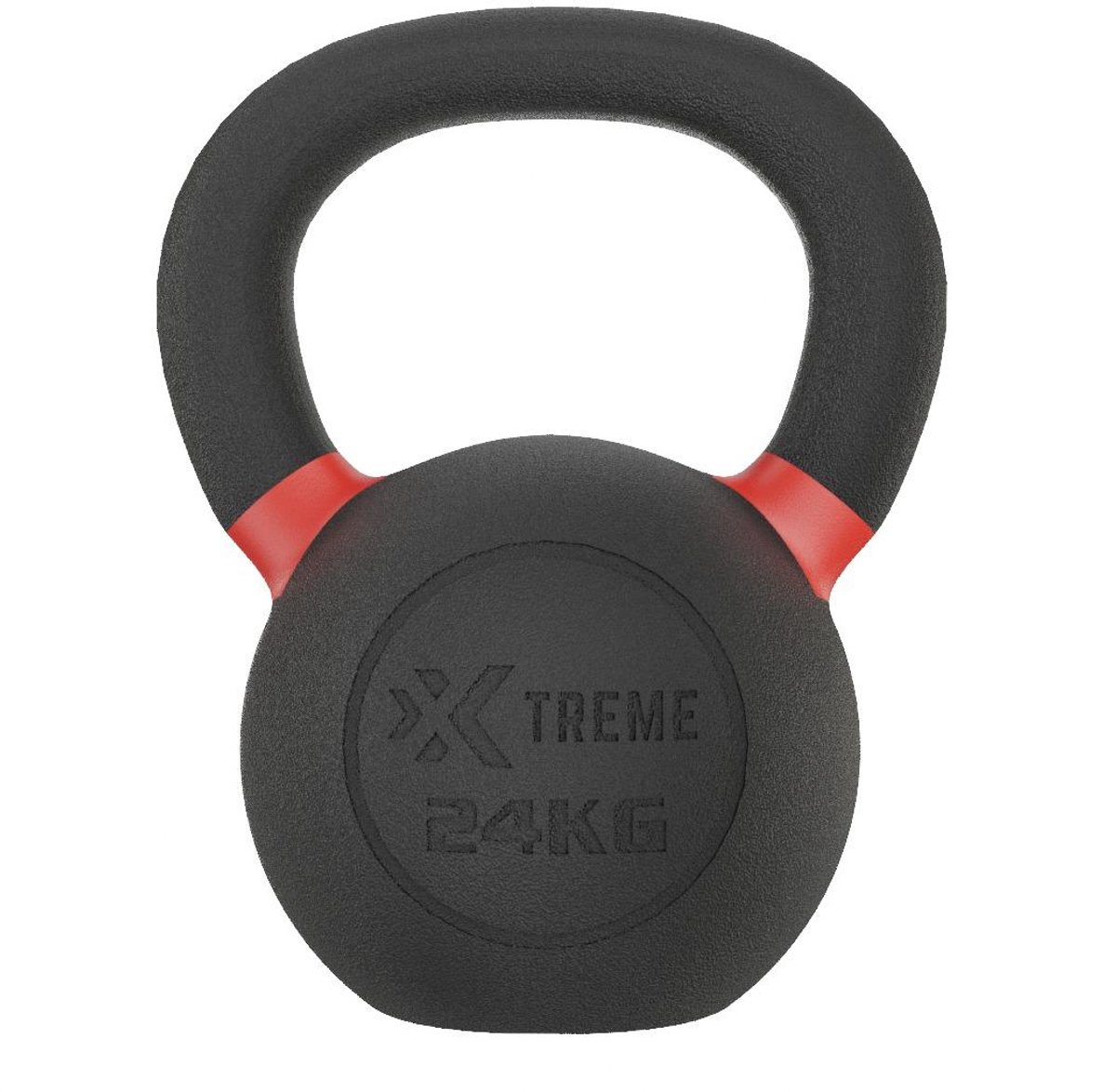 Xtreme Fitness Gietijzer Kettlebell Premium Rood 24Kg