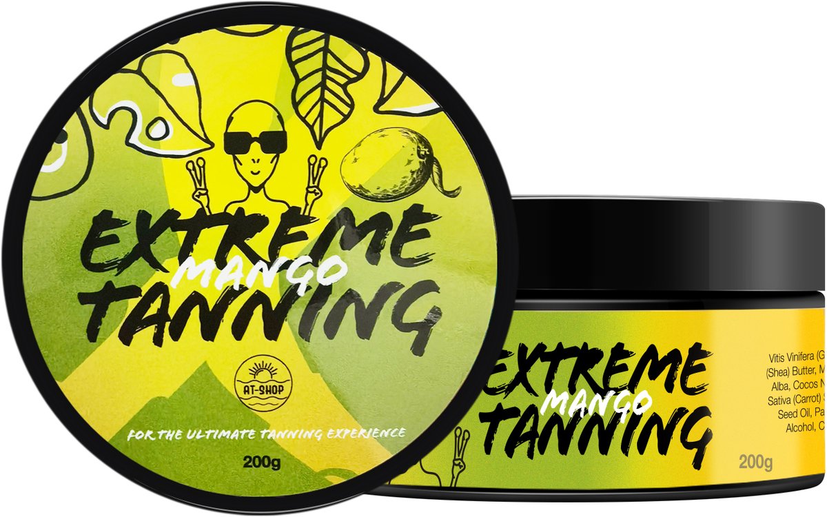 !NEW 200ml! NEW DESIGN! Extreme Tanning |NIEUWE GEUREN| ShineBrown | Tanning butter| Zonnestralen | Zonnebank | At-Shop | Sneller bruin | Zonnecreme | Zonnebrand| MANGO|