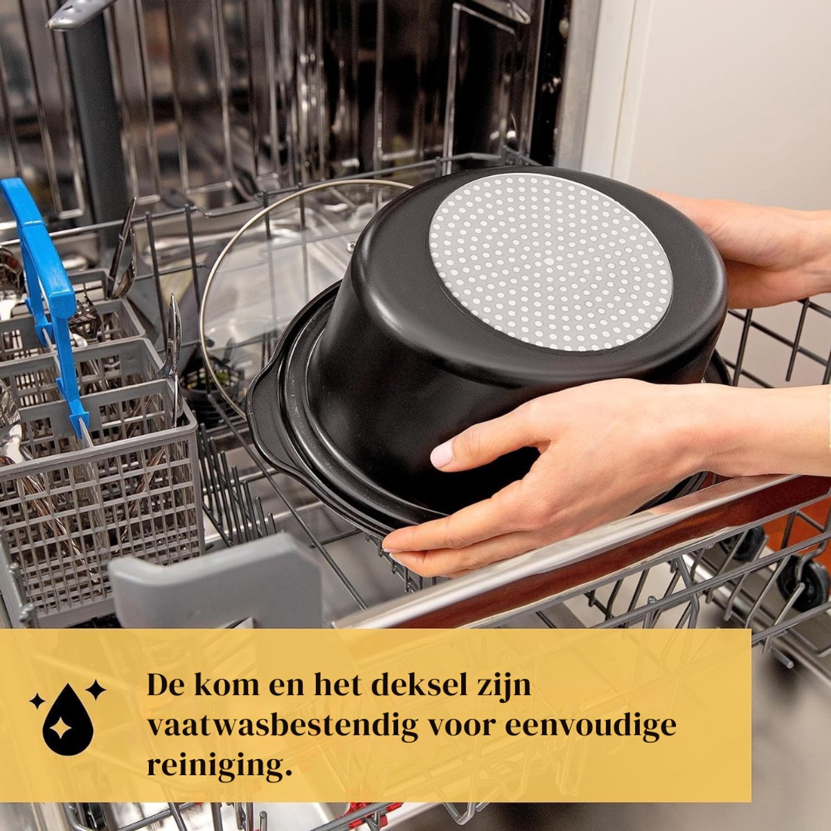 Florixa® Slowcooker met Timer en Warmhoudfunctie - Zilver - afbeelding 2