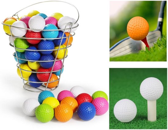 16 Stuks Oefengolfballen Set - Trainingsballen voor Binnen en Buiten - Geschikt voor Beginners — afbeelding 4