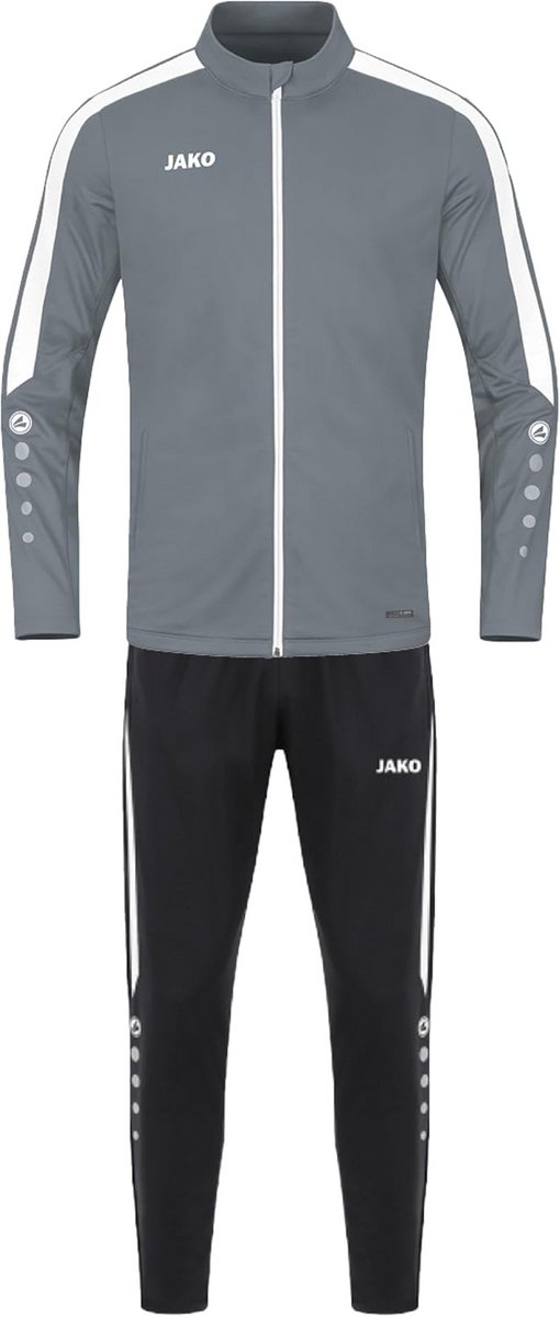 Unisex Trainingspak Polyester Power Kind Steengrijs Maat 140