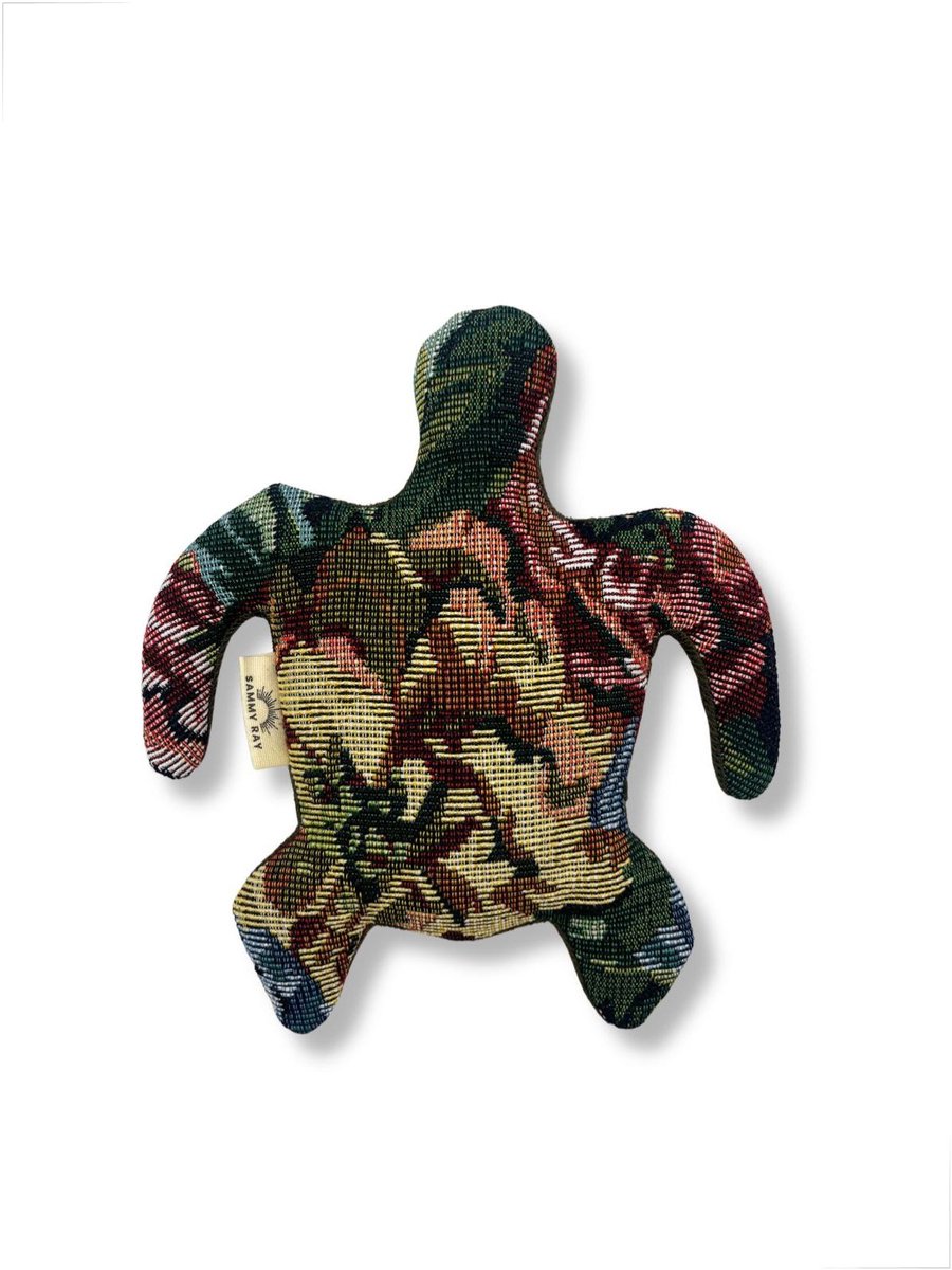 Warmteknuffel lavendel - Schildpad - Vintage bloemen - Duurzaam cadeau - Lavendel tarwe vulling
