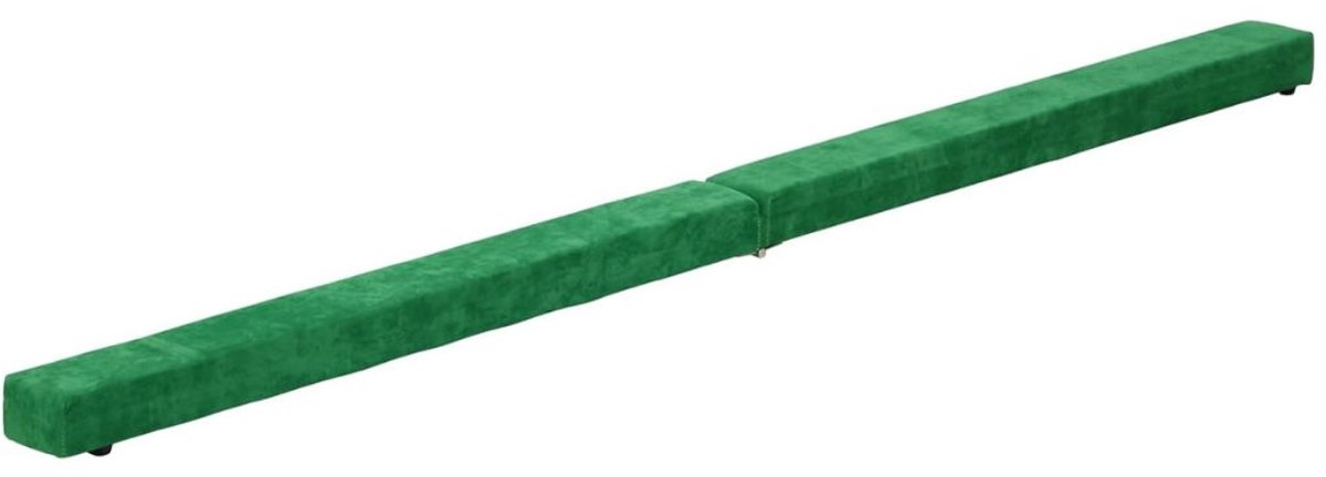 REN® Turnbalk voor Thuis - Evenwichtsbalk Met Schuimstoflaag - Balanstrainer - Groen - 210cm x 10cm x 7cm