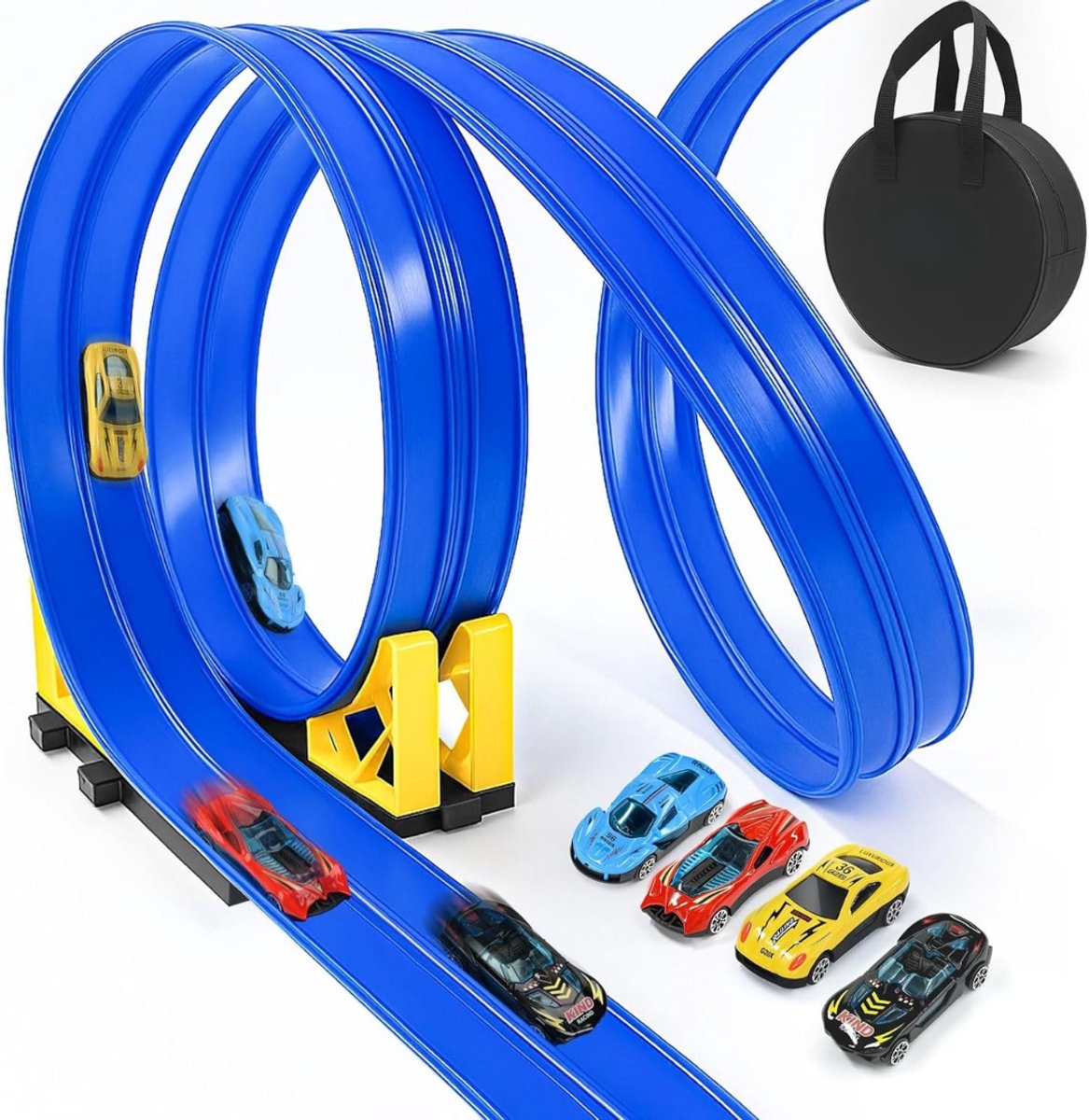 SCH® Racebaan Elektrisch - racebaan - Meerkleurig - 10cm x 24cm x 28cm