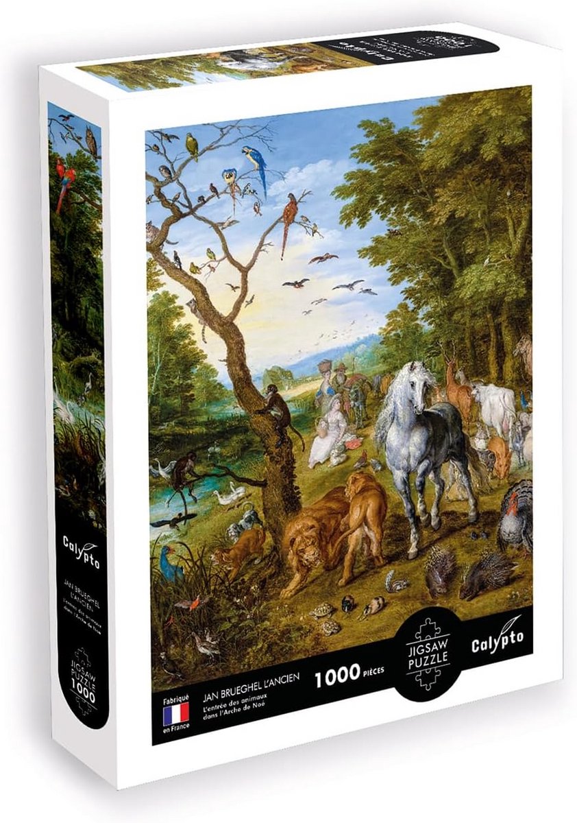 Puzzel 1000 Stukjes: Grote Arche Noah met Dieren Thema