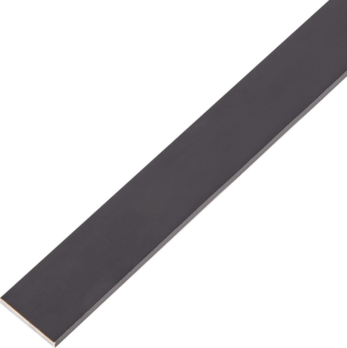 Platte Aluminium Staf Zwart Geanodiseerd 1000x20x2 mm
