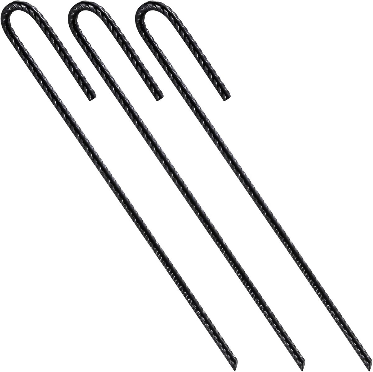 Extra Zware Grondhaken U/J-Haak Set (10 stuks) voor Tenten, Trampolines en Tuin