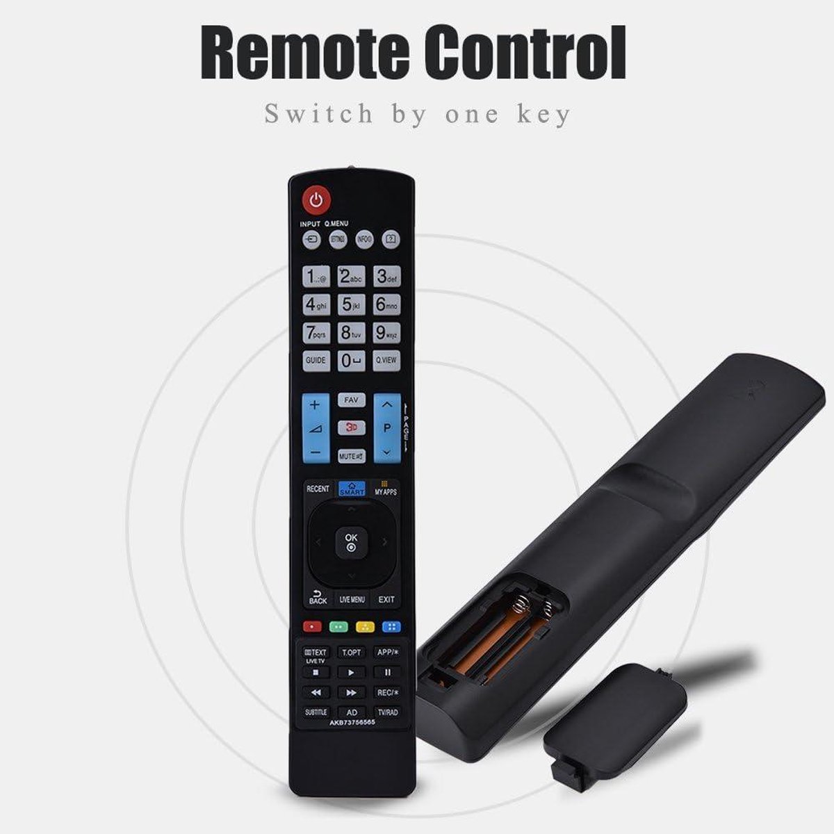 Vervangende afstandsbediening voor Smart TV - TV-controller met apparaatknoppen